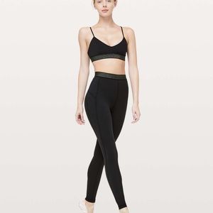 Lululemon principal dancer golden lining leggings
